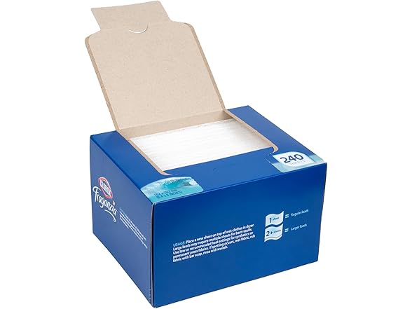 Clorox Fraganzia Fabric Softener Dryer Sheets, Ocean