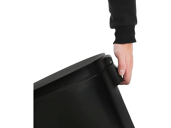 Milo Modern 13 Gallon Metal Household Trash Can