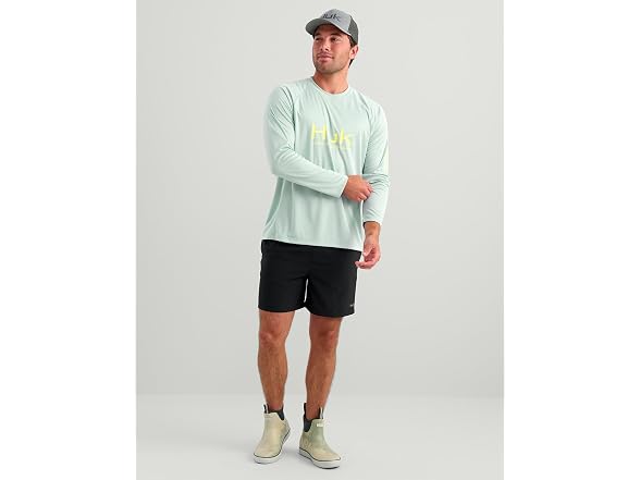 HUK Mens Pursuit Vented Long Sleeve 30 UPF Fishing Shirt