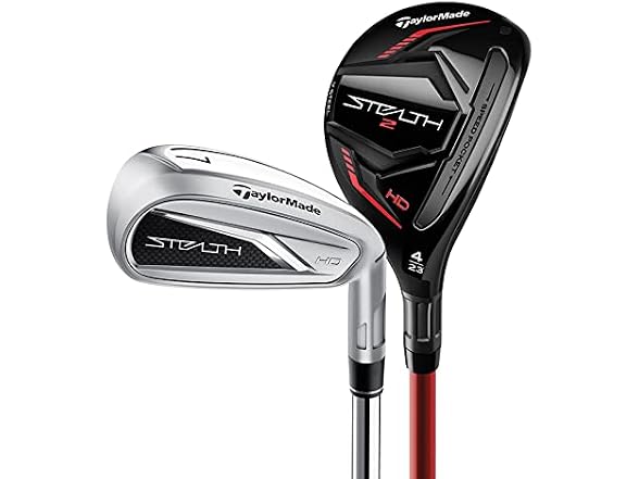 TaylorMade Golf Stealth HIGH Draw Iron Combo Set 4/5 Rescue 6-P/Right Hand Stiff