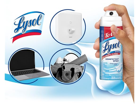 Lysol To Go Spray Travel Pack of 4