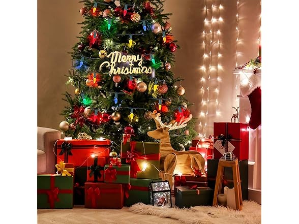 Brightever C3 Christmas Lights, 35FT