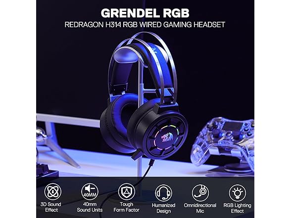 Redragon H314 RGB Gaming Headset