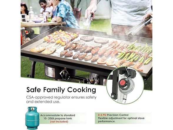 Red Mountain Valley Three Burner Gas Stove