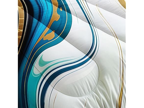 OUIXOTIC Marble Comforter Set