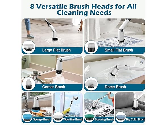 Qardoz Upgraded Electric Spin Scrubber