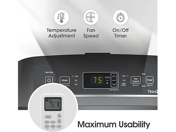LG 8K BTU (DOE)/(12000 ASHRAE) Portable AC