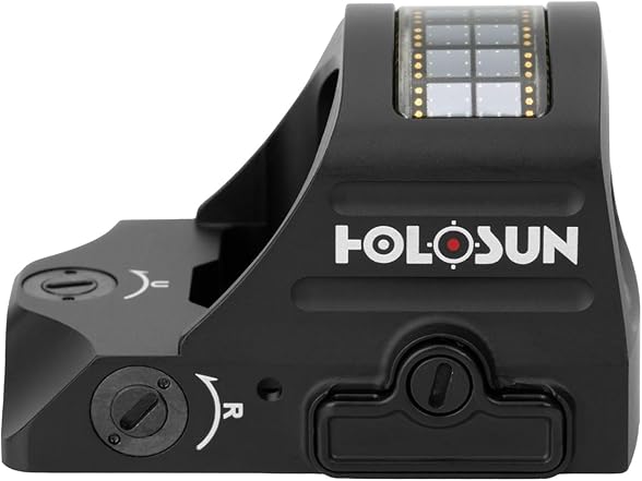 HOLOSUN 407C/507C-X2 Series Sight (Multi-Rectical Red) Black