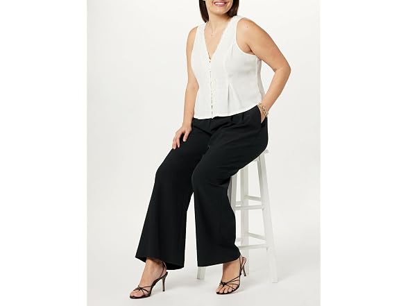 The Drop Paloma Lace Trimmed Sleeveless