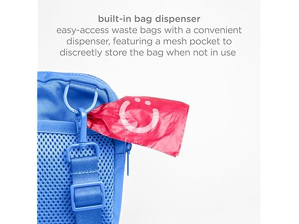 Ubbi Dog Treat Pouch, Blue