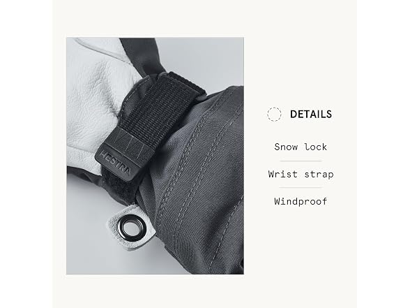 Hestra Army Leather Heli Ski Junior