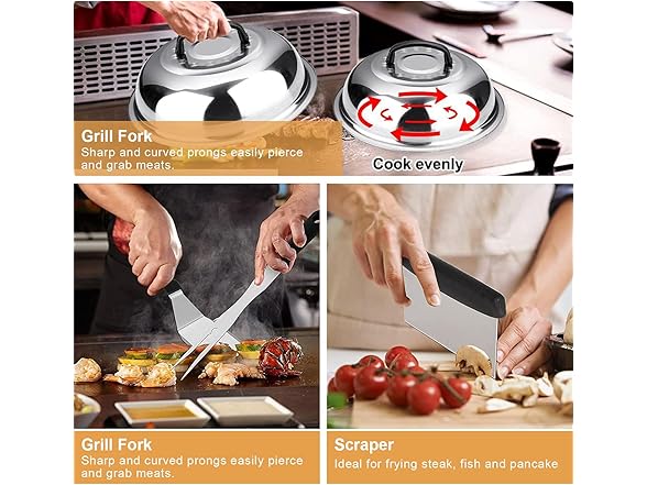50 Pieces Teppanyaki Bakeware Accessory