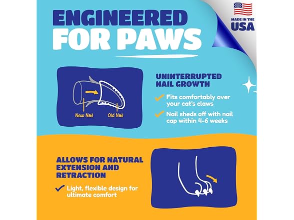 Soft Claws Nail Caps for Medium Cats, 40 Cap