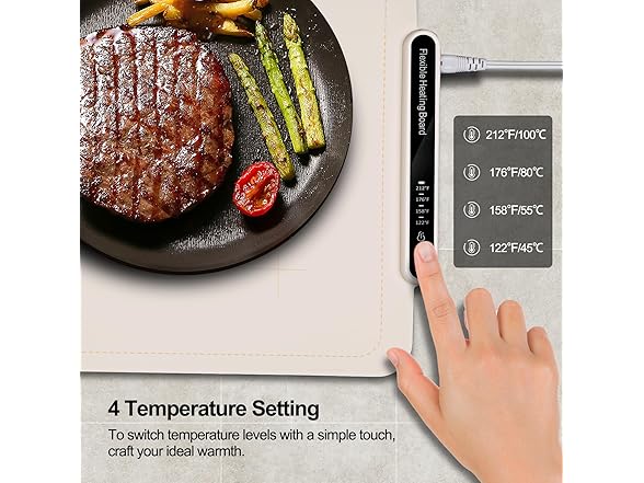 Food Electric Warming Mat Beige