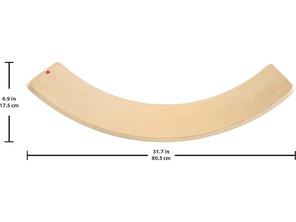 Fisher-Price Wood Montessori Toy Rockin' Balance Board