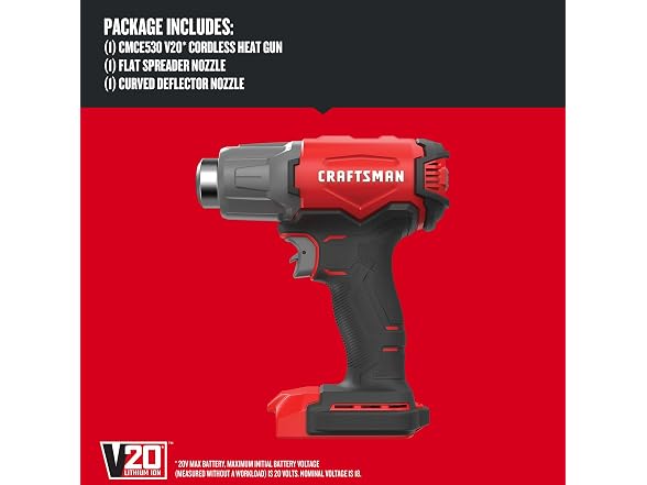 CRAFTSMAN CMCE530B V20* Cordless Heat Gun