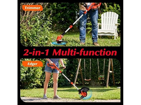 21V 13.5 inch 2 in 1 String Trimmer