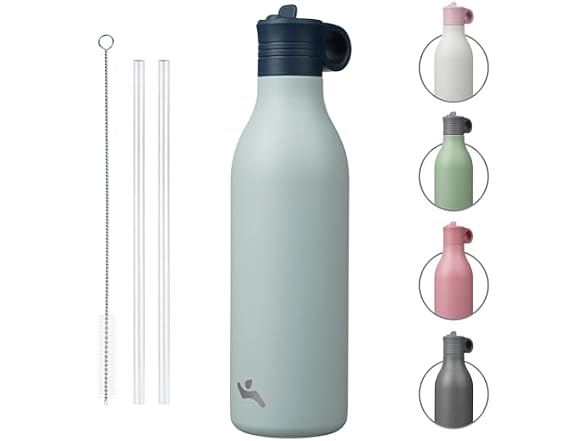 Konokyo 25oz Travel Water Bottle Storm Blue