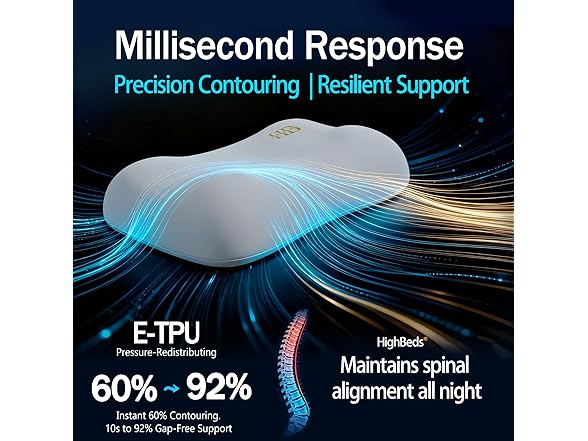 HighBeds Memory Foam Neck Pillow