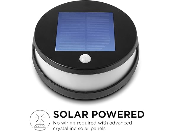 Home Zone ELI0991V Solar Down Wall Light