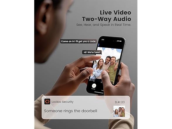 Lockzo Video Smart Lock with Doorbell