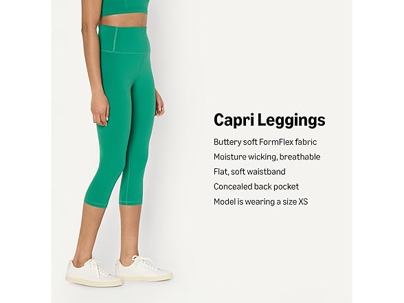 Amazon Essentials Women Active FormFlex 19" Capri Leggings