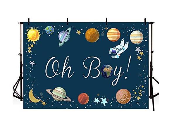 MEHOFOND Outer Space Baby Shower