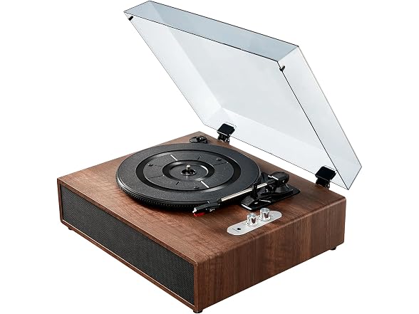 Vinyl Record Player, 3-Speed, Belt Driven