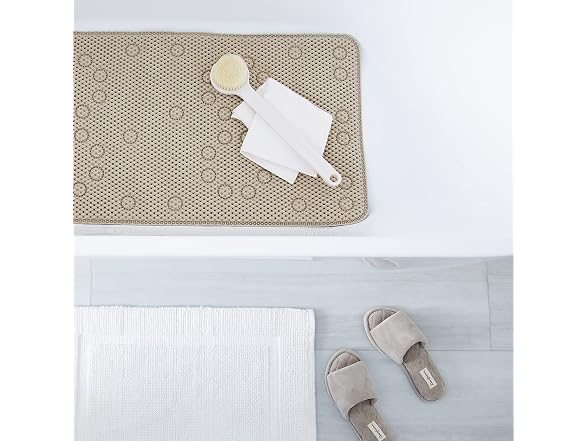 Popular Bath Capri Waffle Extra Thick Tub Mat