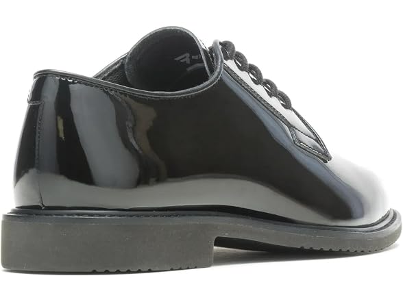 Bates mens Sentry High Gloss Leather Oxford,Black,7 M US