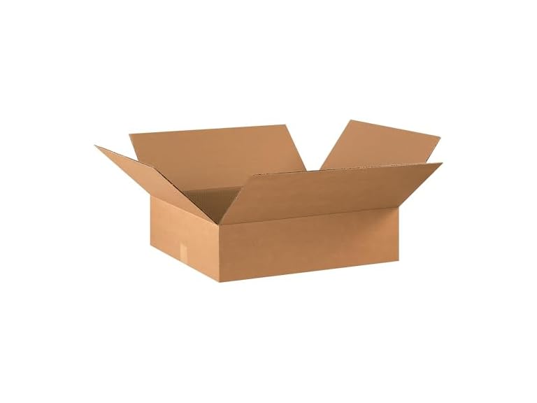 22 x 18 x 6" Flat Corrugated Boxes
