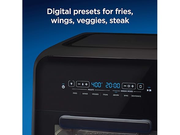 Oster Air Fryer Oven & Multi-Cooker, Black