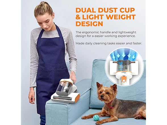 Rosewill UV Mattress Vacuum Orange