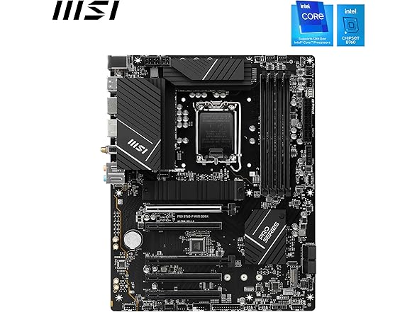 MSI PRO B760-P WiFi DDR4 ATX Motherboard