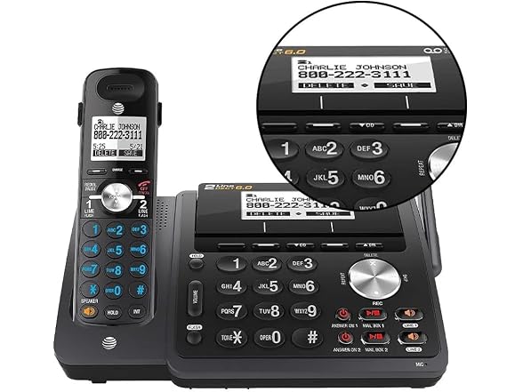 AT&T TL88102BK Expandable Cordless Phone
