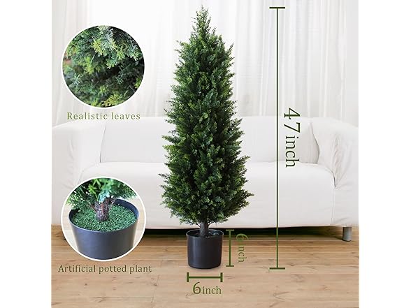 Artificial Cedar Topiary Tree