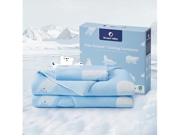 Dream Valley Cooling Kids Blanket Set