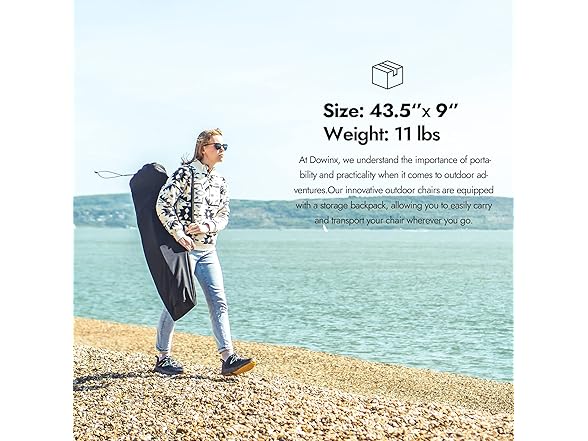 Dowinx Oversized Rocking Camping Chair