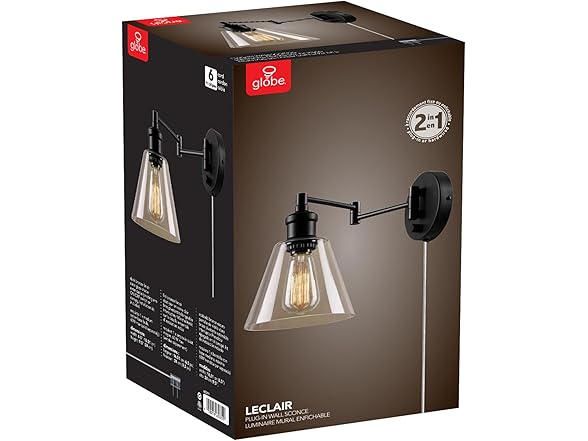 Globe Electric Industrial Wall Sconce