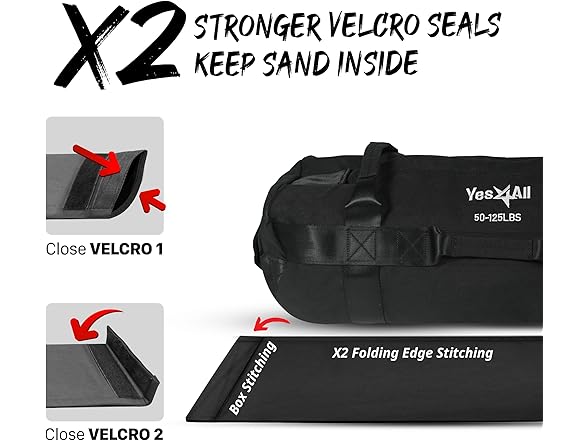 Yes4All Workout Sandbags Heavy Duty Large