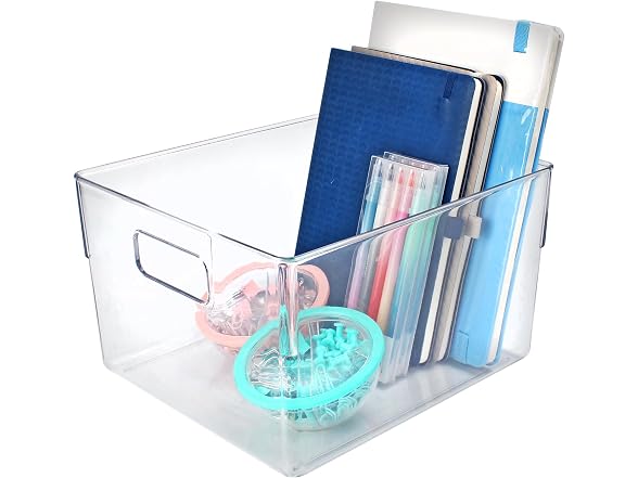 Azar Displays 556742-4PK Storage Tote Bins 
