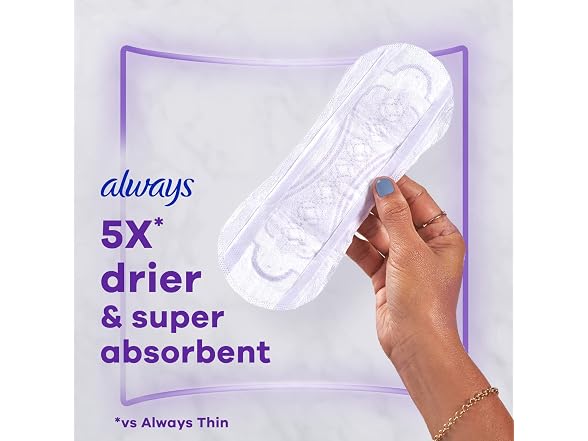 Always Panty Liners Xtra Protection 60ct
