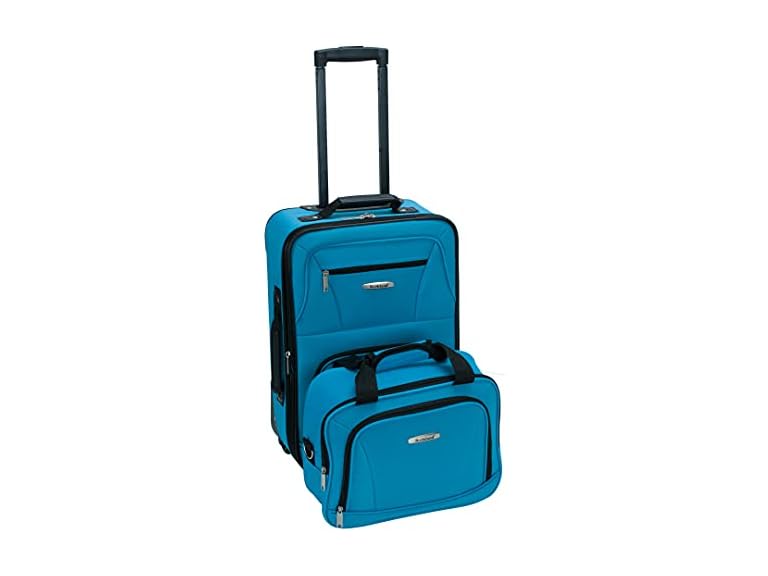 Rockland Fashion Softside Upright Luggage 2PC Set