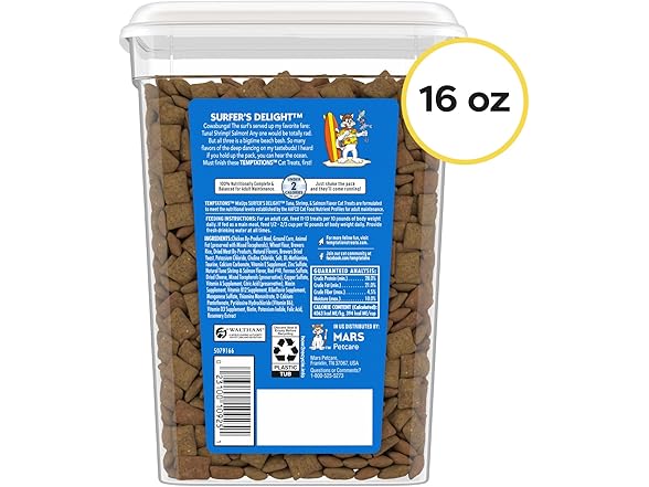 Temptations Cat Treats MixUps Surfer's Delight