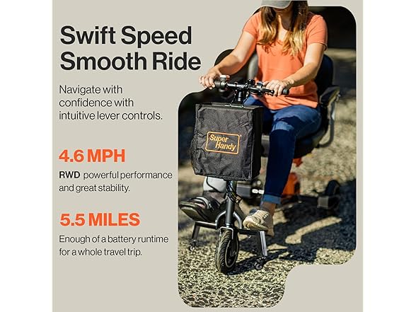 SuperHandy Passport Plus Mobility Scooter
