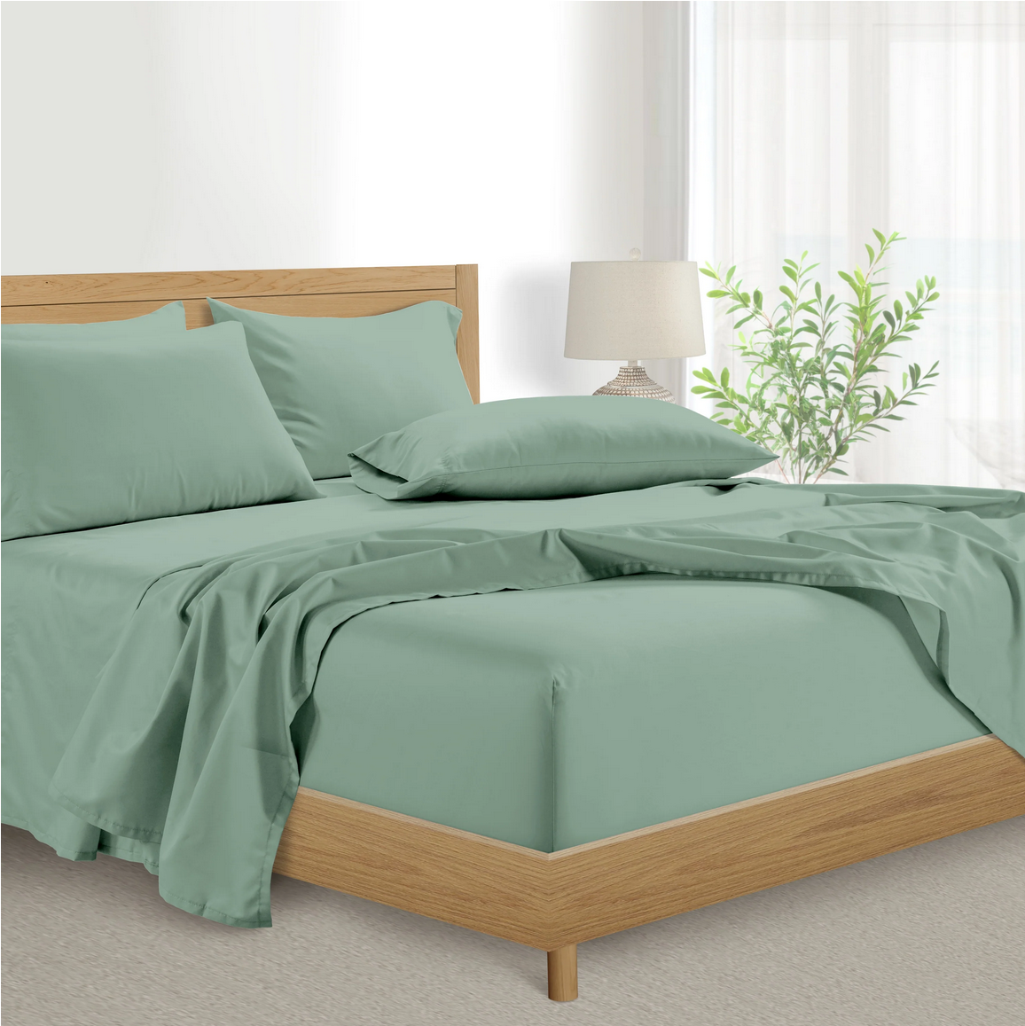 Kathy Ireland 1000TC Egyptian Cotton Sheet Set - Gallery 10