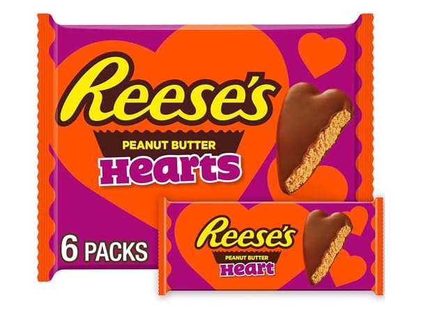 $4.99, Was $7.53, 33% Off! Reeses PB Hearts Valentines 1.2oz 6ct dealfomo