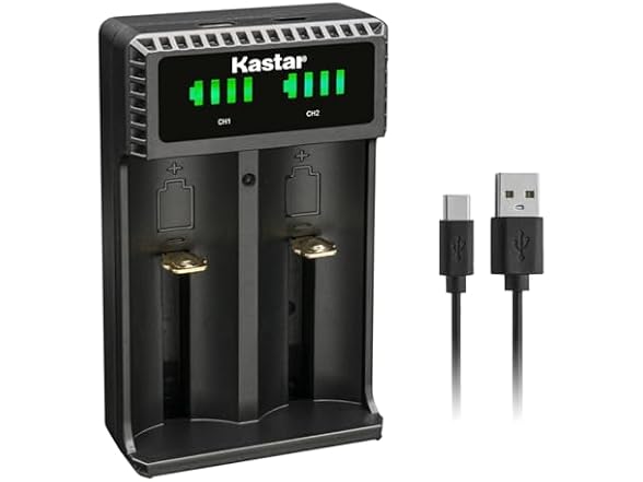 Kastar Intelligent LCD Charger