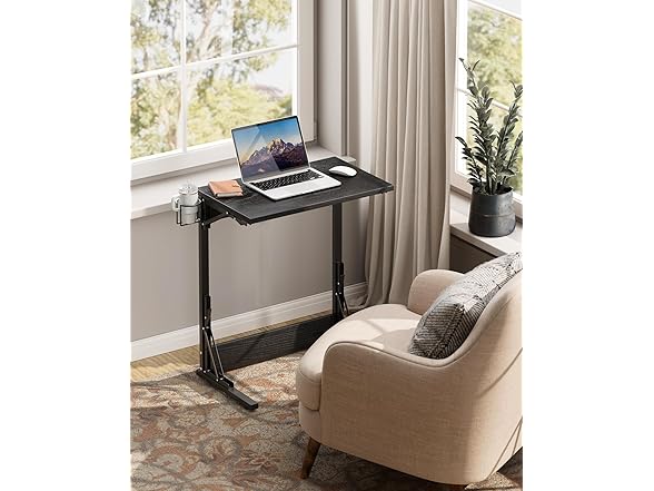 Tatub 24" Folding TV Tray Table, C Shape