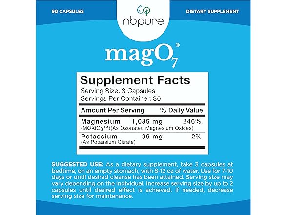 nbpure MagO7 Cleanse 90ct